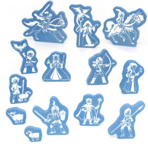 Lot de 13 figurines – Les héros du royaume