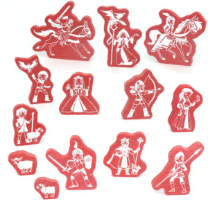 Lot de 13 figurines – Les héros du royaume